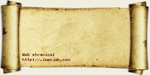 Jovana Mrđen vizit kartica